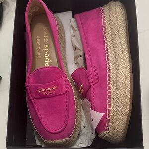 Kate Spade Pink Espadrilles